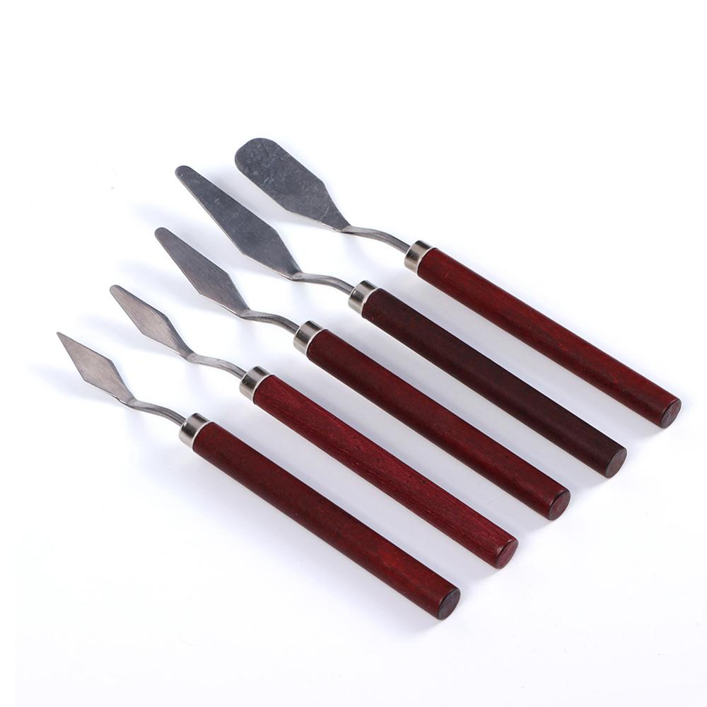 5-Piece Stainless Steel Palette Knife Set by HitMyNeed