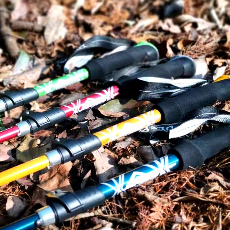 5-Section Folding Telescopic Trekking Pole 130cm by HitMyNeed