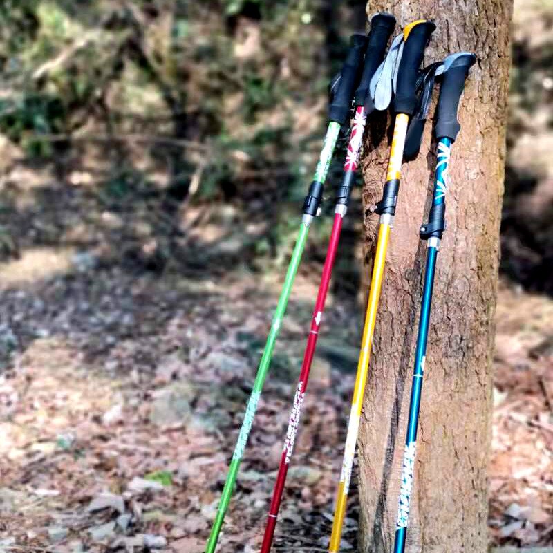 5-Section Folding Telescopic Trekking Pole 130cm by HitMyNeed