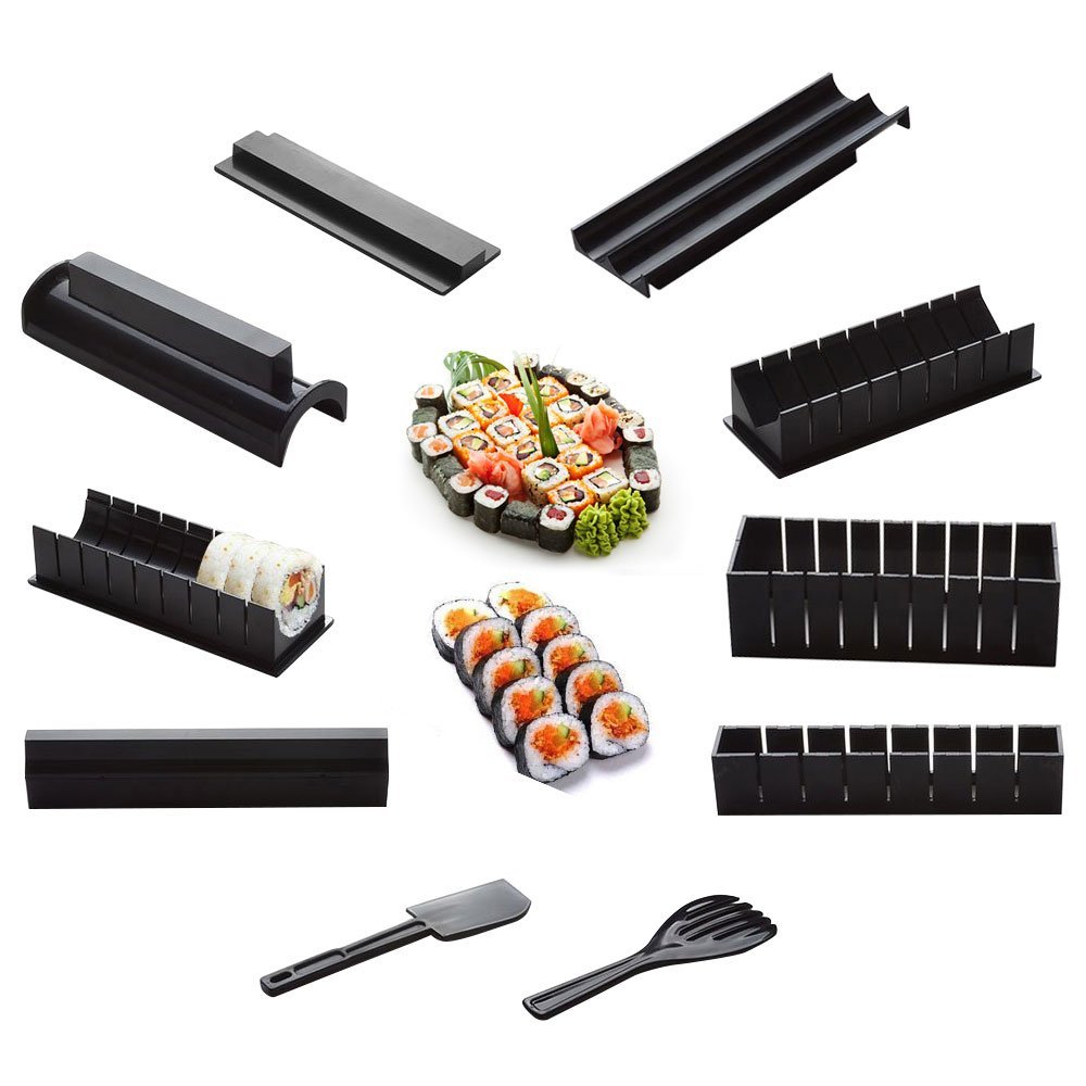 5-Shape Sushi Making Kit with Molds and Tools by HitMyNeed