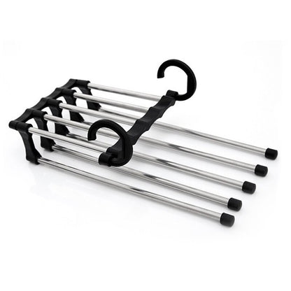 5-Slot Jeans Hanger Space-Saving Pants Rack by HitMyNeed