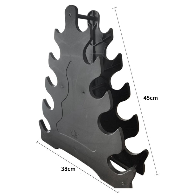 5-Tier Dumbbell Rack Holder for 10 Dumbbells by HitMyNeed