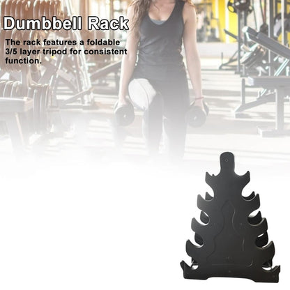 5-Tier Dumbbell Rack Holder for 10 Dumbbells by HitMyNeed