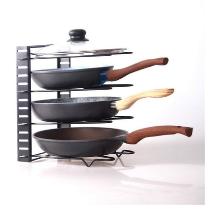 5-Tier Frying Pan and Pot Rack Organizer by HitMyNeed