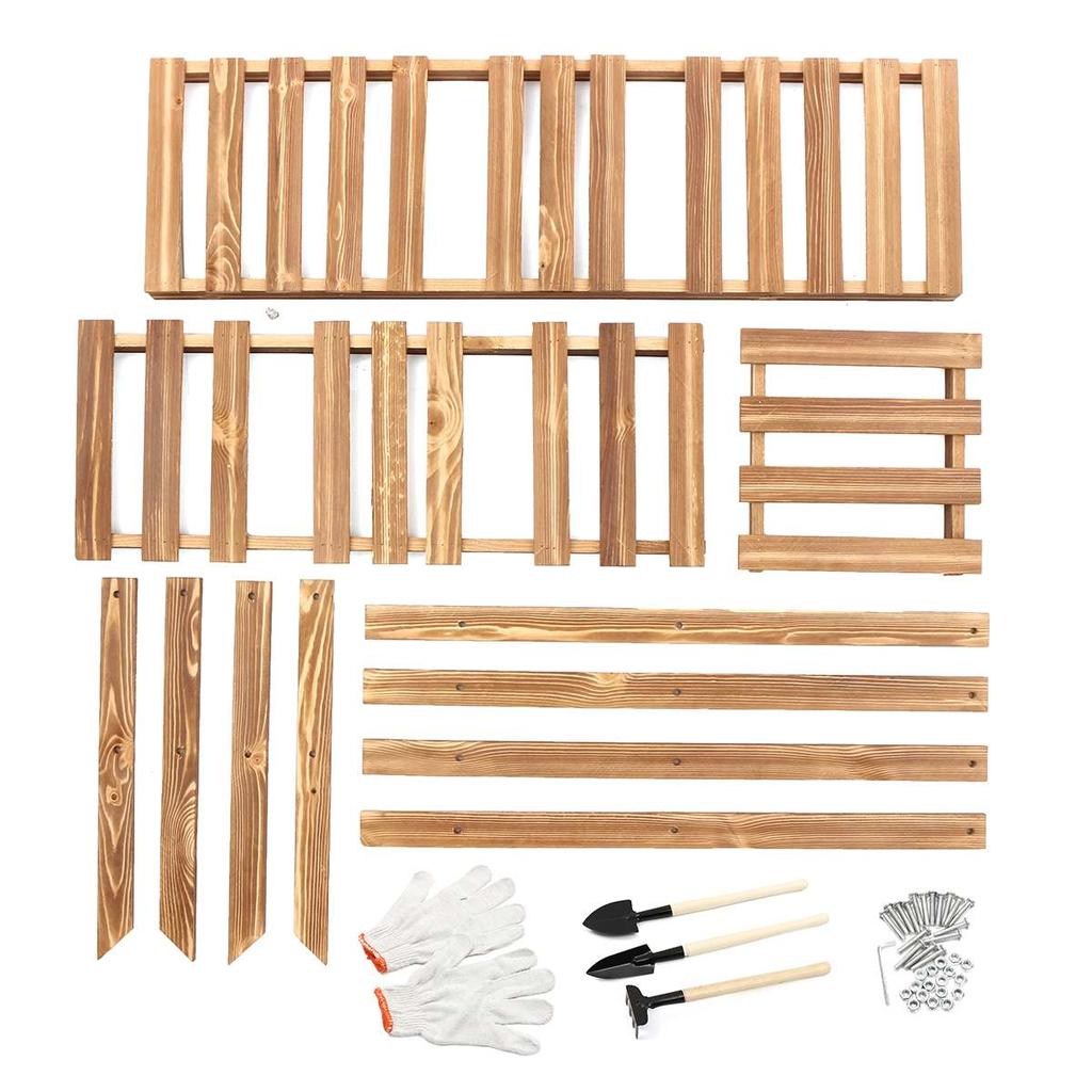 5-Tier Indoor Wooden Plant Rack with Wheels by HitMyNeed