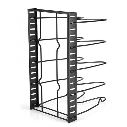 5-Tier Pan Storage Rack Organizer for Pots and Lids by HitMyNeed