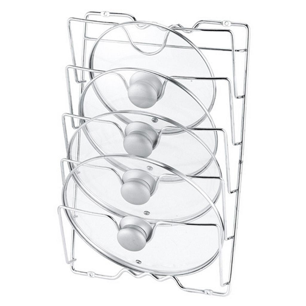 5-Tier Wall Mounted Pan Lid & Board Storage Rack by HitMyNeed