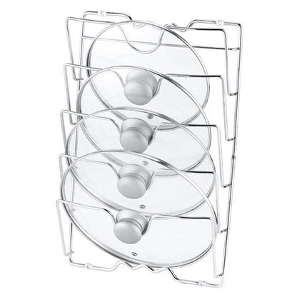 5-Tier Wall Mounted Pan Lid & Board Storage Rack by HitMyNeed