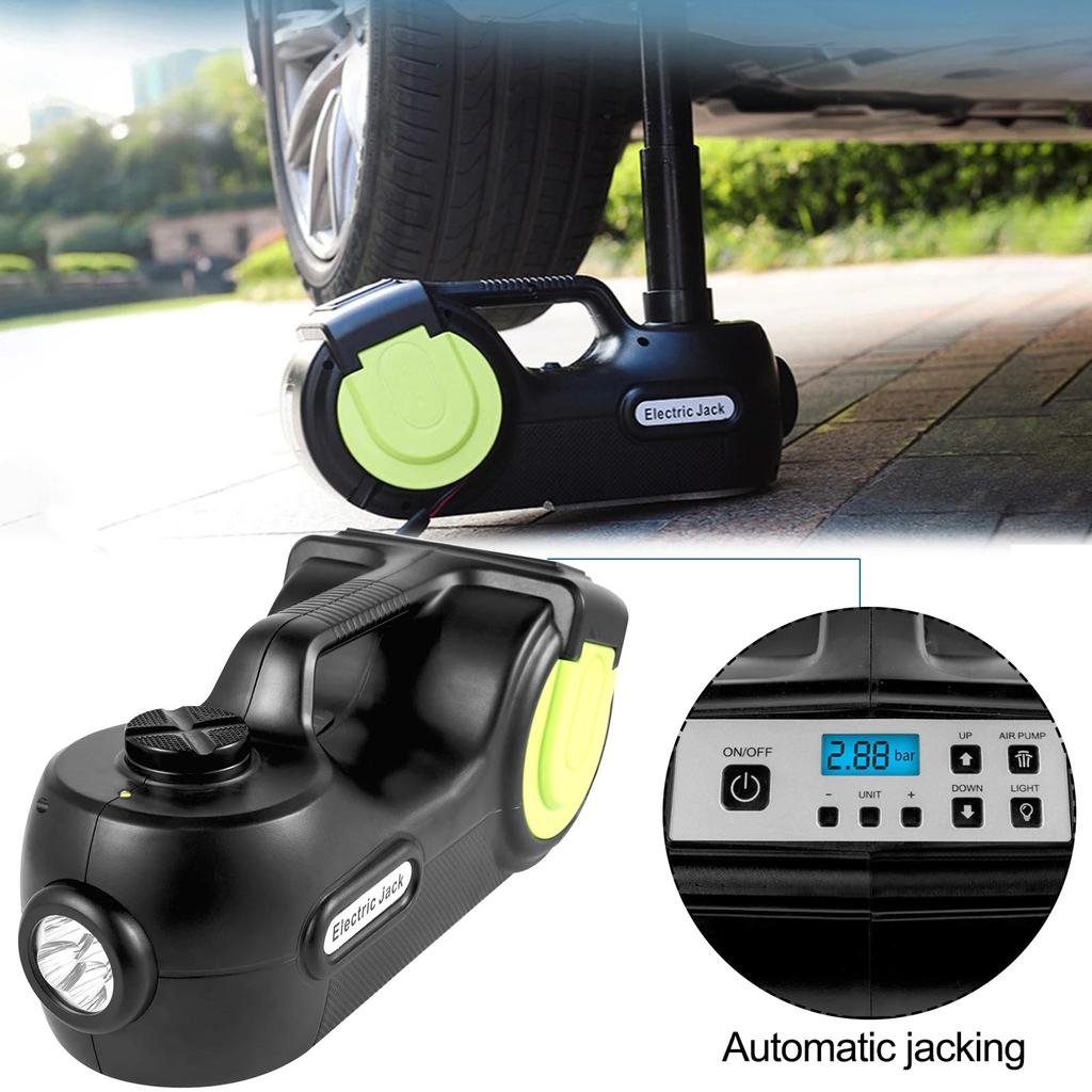 5 Ton 12V Electric Car Jack Kit with Impact Wrench by HitMyNeed