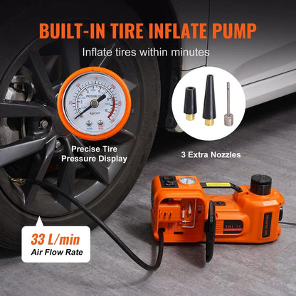 5 Ton Electric Hydraulic Car Jack Kit 12V by HitMyNeed