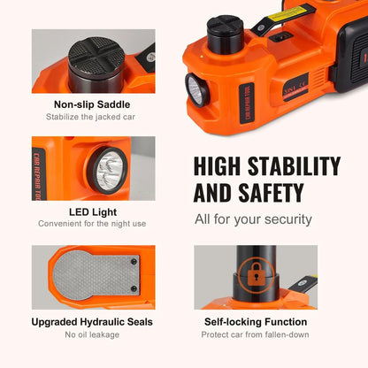 5 Ton Electric Hydraulic Car Jack Kit 12V by HitMyNeed