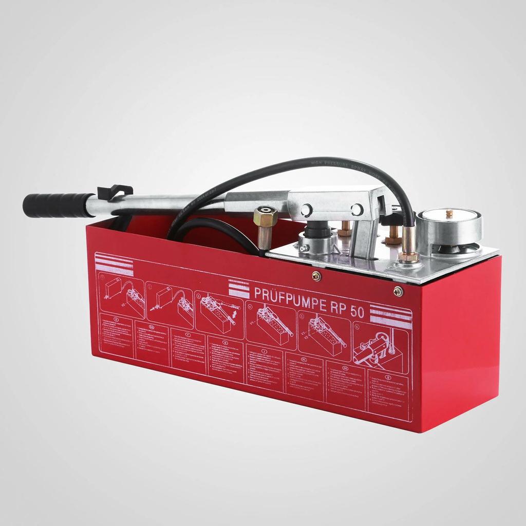 50 Bar Manual Pressure Test Pump for Pipelines by HitMyNeed
