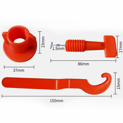50-Piece Set of Tile Spacers for Floor and Wall Tiling by HitMyNeed
