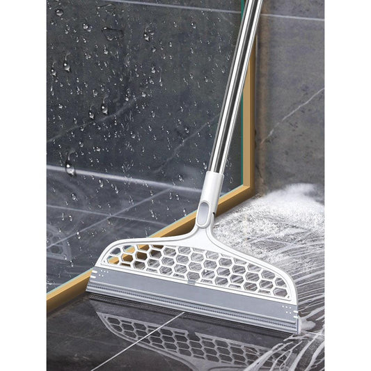 50" Silicone Floor Broom & Squeegee for Pet Hair by HitMyNeed