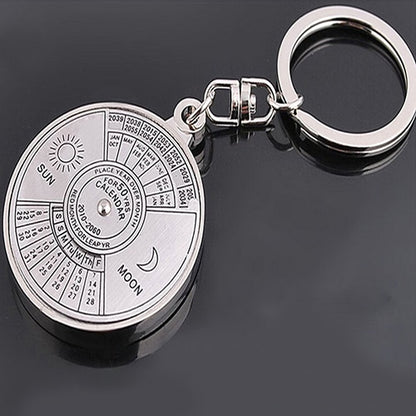 50-Year Perpetual Calendar Keychain Ring by HitMyNeed