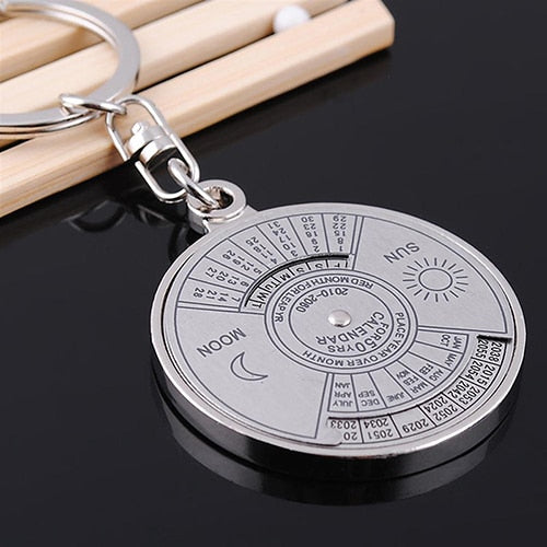 50-Year Perpetual Calendar Keychain Ring by HitMyNeed