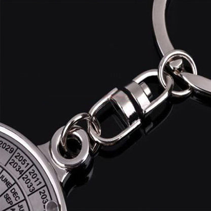 50-Year Perpetual Calendar Keychain Ring by HitMyNeed