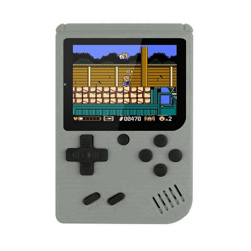 500-in-1 Macaron Handheld Retro Game Console gray by HitMyNeed