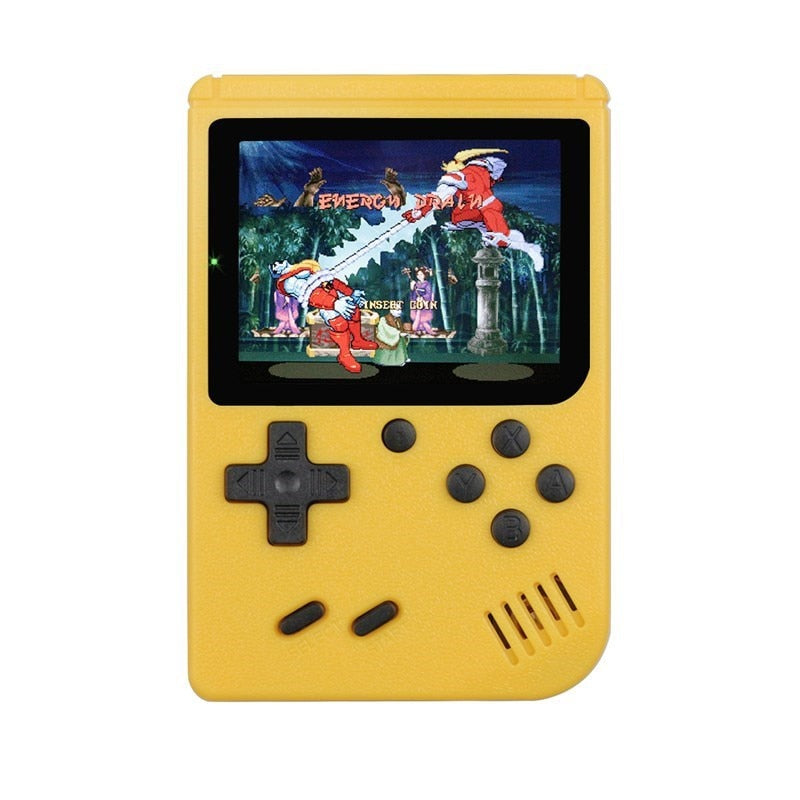 500-in-1 Macaron Handheld Retro Game Console yellow by HitMyNeed