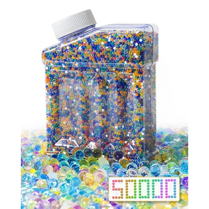 50,000pcs 8mm Kids Water Beads for Toy Guns by HitMyNeed