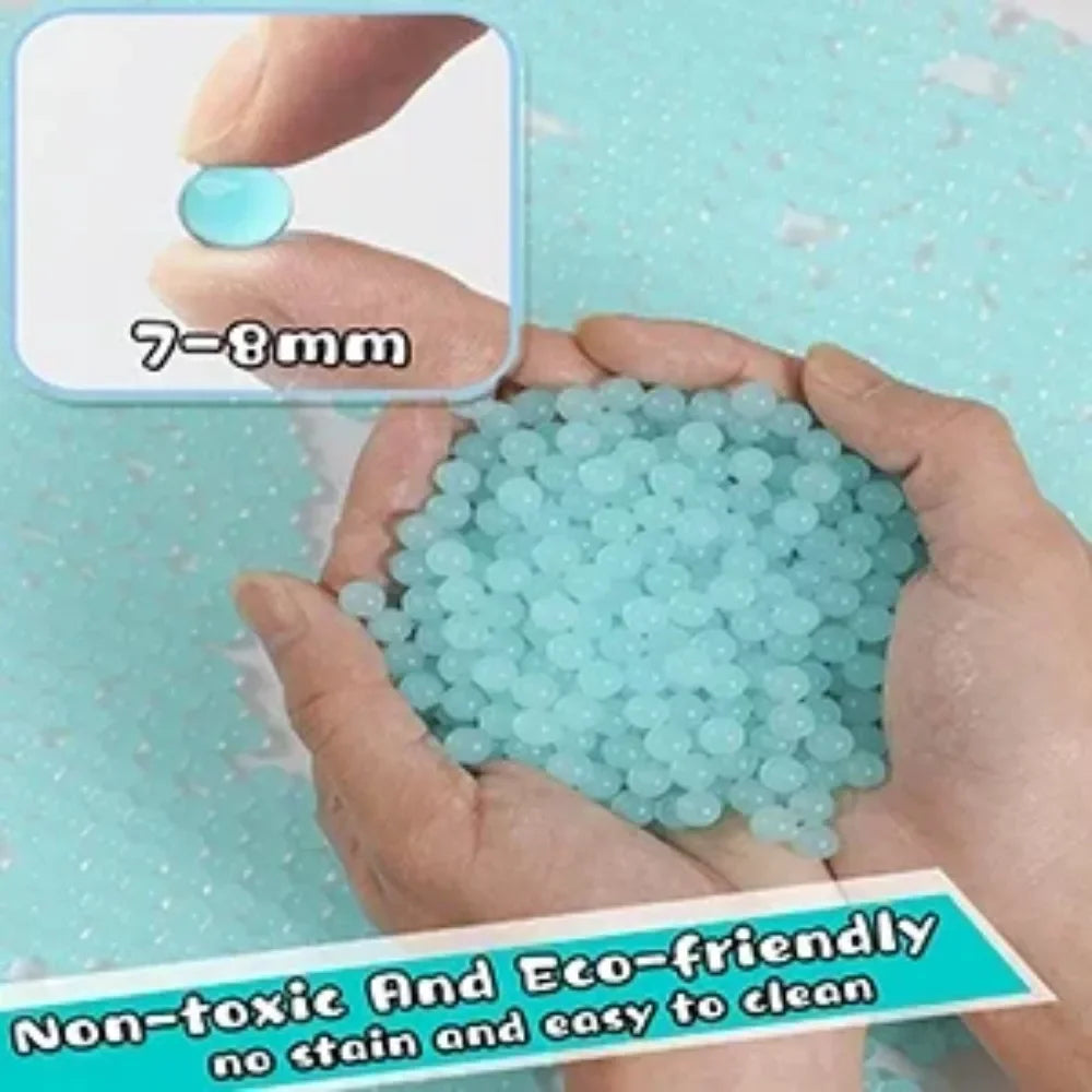 50,000pcs 8mm Kids Water Beads for Toy Guns by HitMyNeed