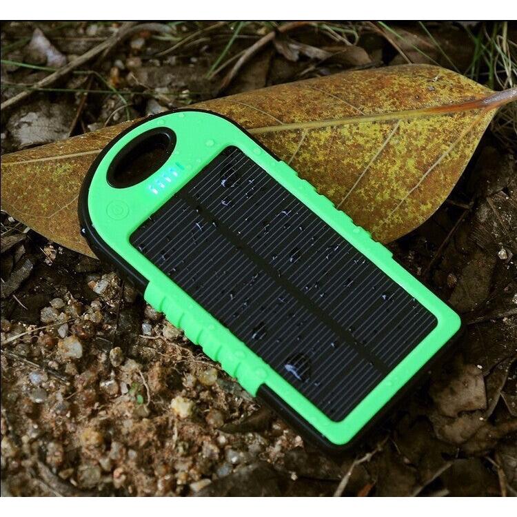 5000mAh Waterproof Solar Power Bank with Hook by HitMyNeed