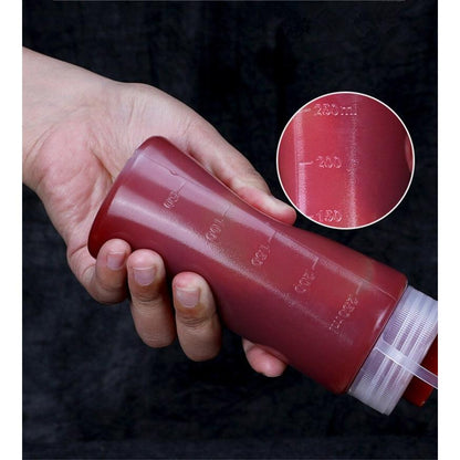 500ml Plastic Squeeze Bottle with Measurement Markings by HitMyNeed