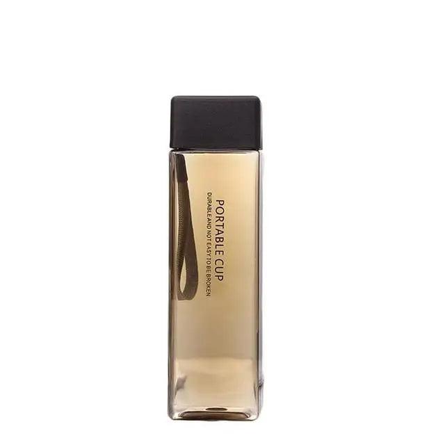 500ml Transparent Square Sports Water Bottle with Strap 9 by HitMyNeed