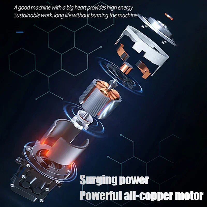 500W 21V Cordless High Pressure Car Wash Spray Gun by HitMyNeed