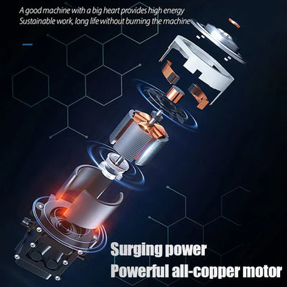 500W 21V Cordless High Pressure Car Wash Spray Gun by HitMyNeed