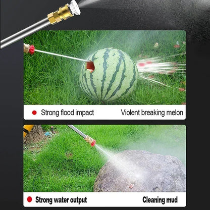 500W 21V Cordless High Pressure Car Wash Spray Gun by HitMyNeed