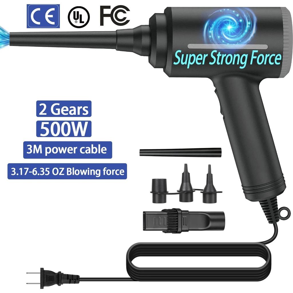 500W Electric Air Duster & Air Pump 2-in-1 Cleaner by HitMyNeed