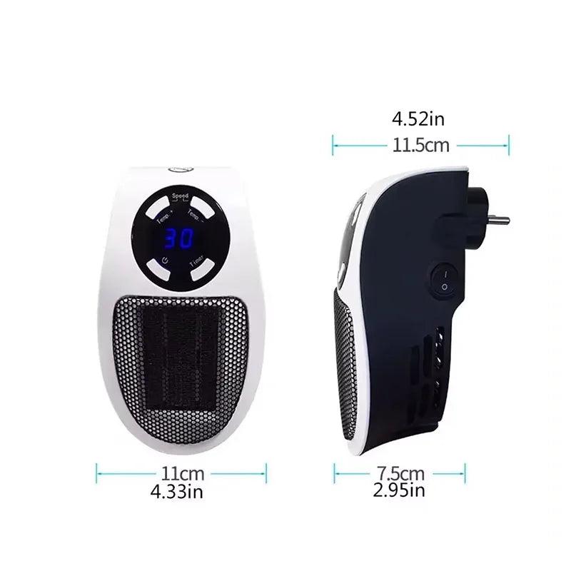 500W Plug-In Wall Heater with Remote Control by HitMyNeed
