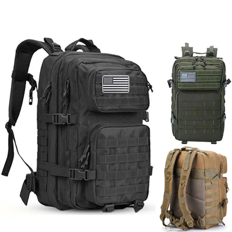 50L Tactical Backpack Waterproof Outdoor Rucksack by HitMyNeed