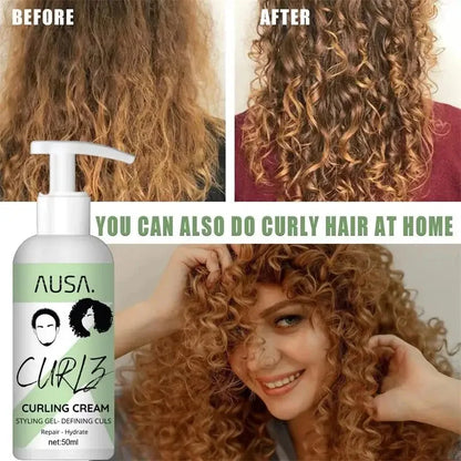 50ml Anti-Frizz Volumizing Cream for Curls & Wavy Wigs by HitMyNeed