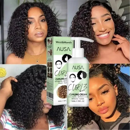 50ml Anti-Frizz Volumizing Cream for Curls & Wavy Wigs by HitMyNeed