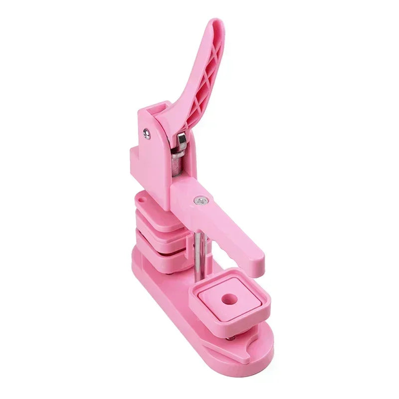 50mm Square Badge Button Maker Manual Press Machine by HitMyNeed