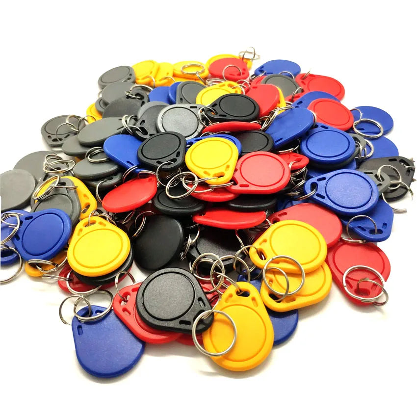 50pcs 13.56MHz Rewritable UID RFID Keyfob Set mixed-color by HitMyNeed