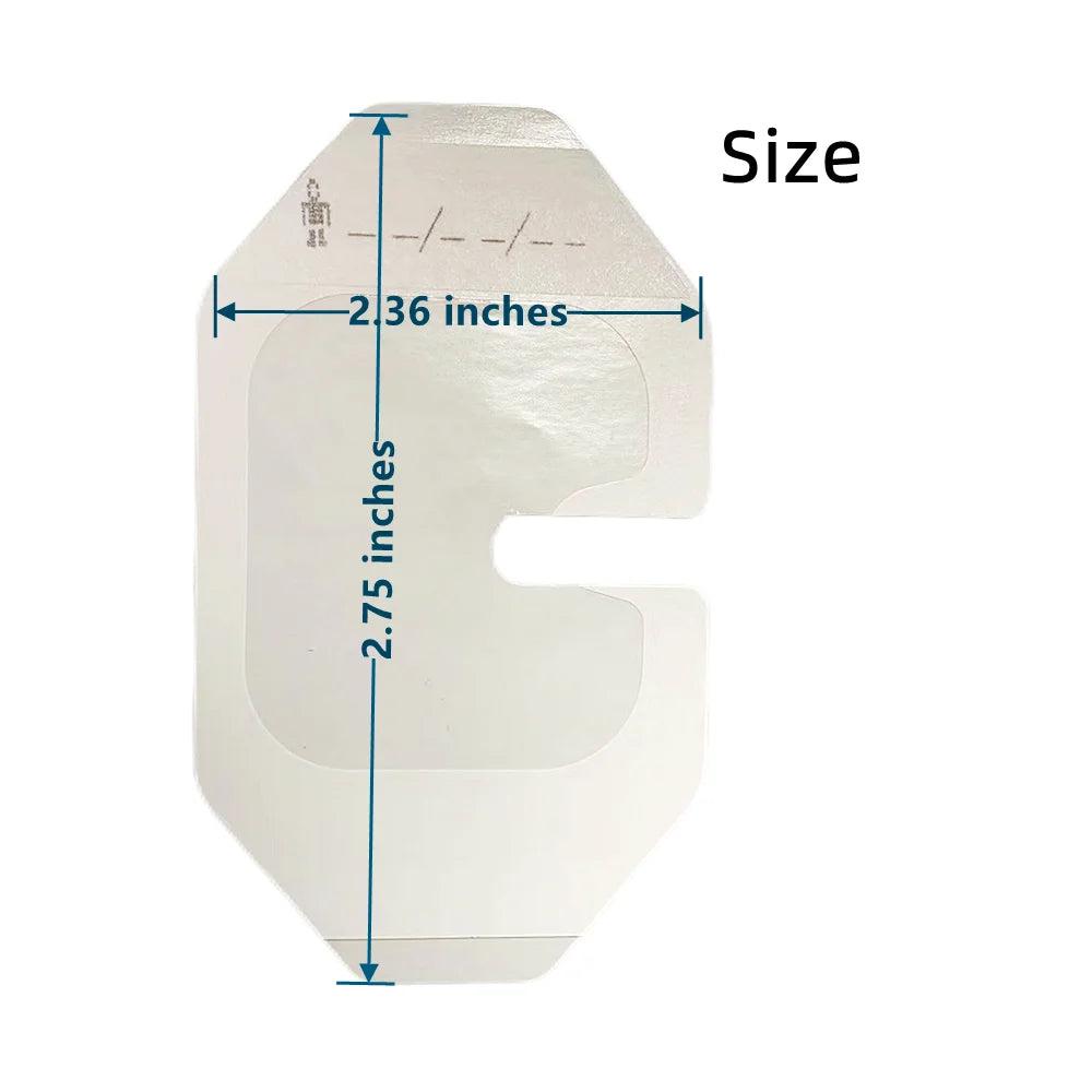 50pcs U-Shaped Transparent Waterproof Film Dressings by HitMyNeed