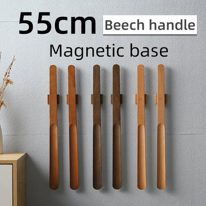 55cm Wooden Long Handle Magnetic Shoehorn by HitMyNeed