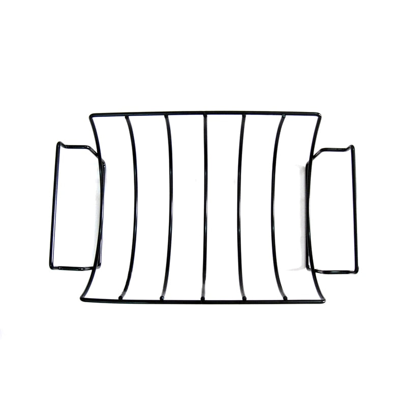 Stainless Steel BBQ Rib Rack Cooking Stand