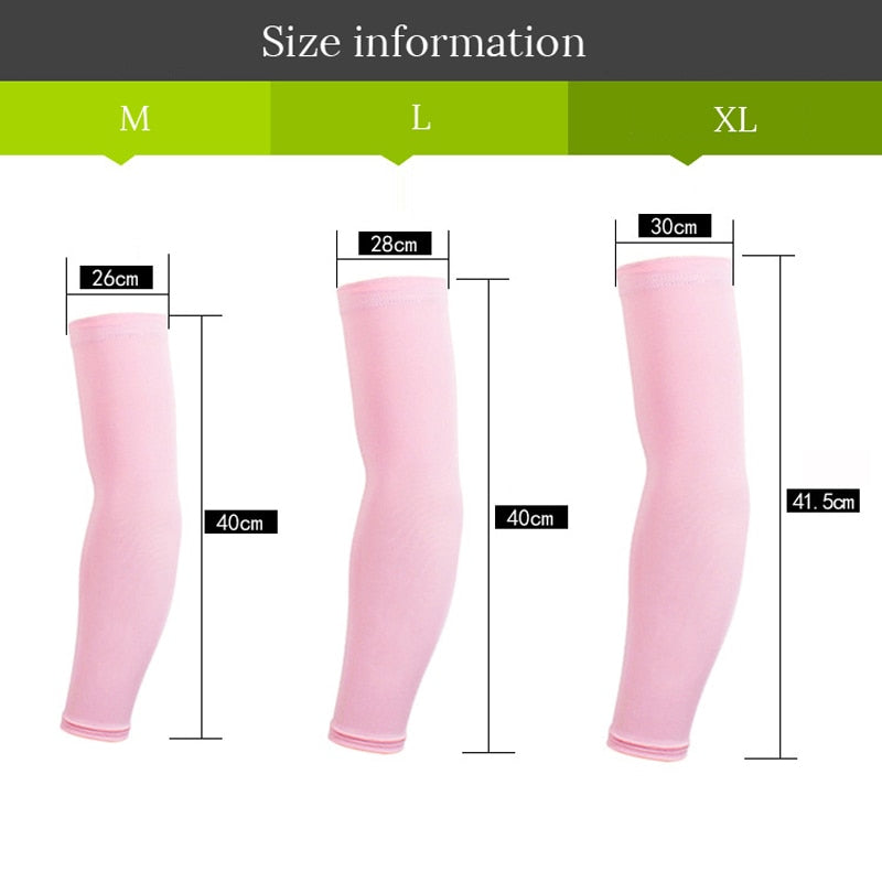 Cycling Arm Warmers UV Protection Breathable Sleeves