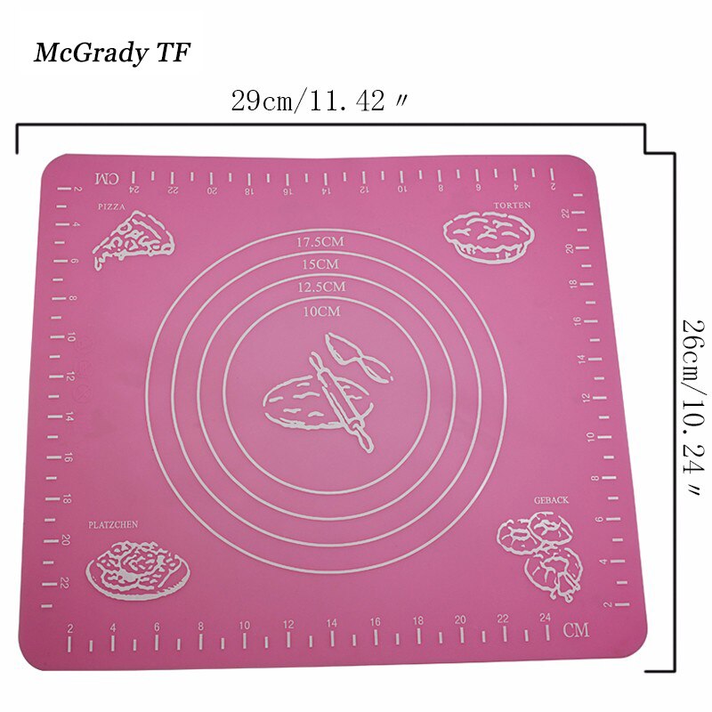 Silicone Fondant Mat Non-Stick Rolling Pad