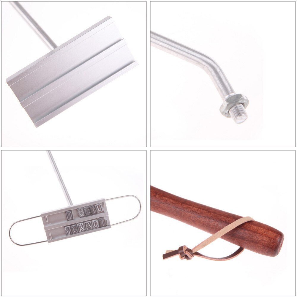 Steak Branding Iron with 55 Interchangeable Letters