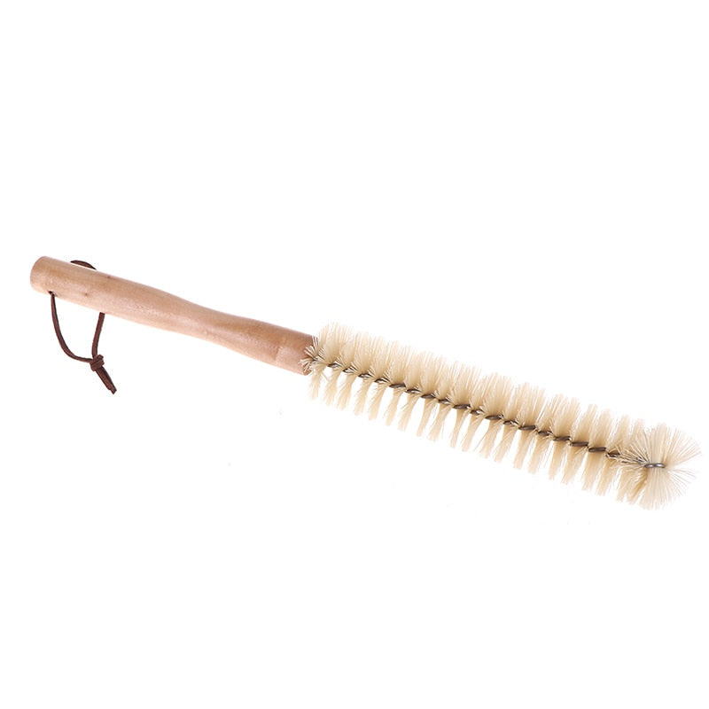 Wooden Handle Baby Bottle Cleaning Brush