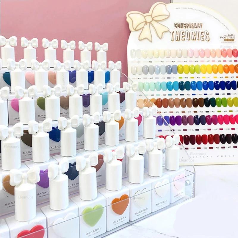 58-Color Macaron Gel Polish Set 15ml UV/LED by HitMyNeed