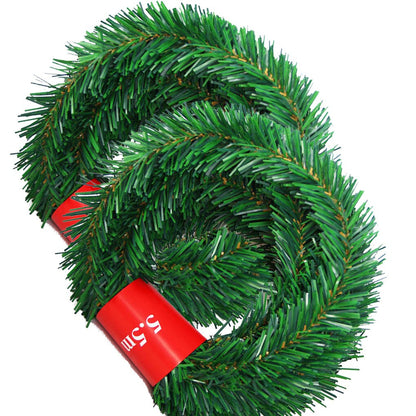 5.5m Artificial Green Christmas Garland Decoration by HitMyNeed