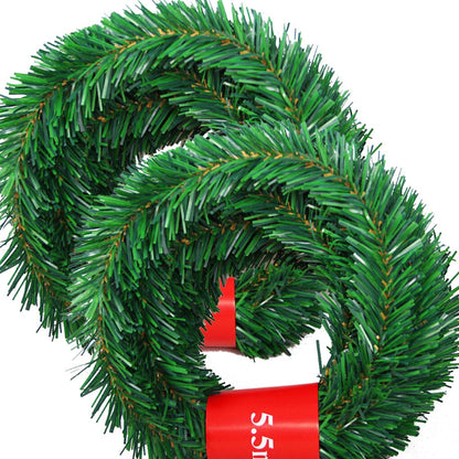 5.5m Artificial Green Christmas Garland Decoration by HitMyNeed