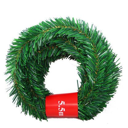 5.5m Artificial Green Christmas Garland Decoration by HitMyNeed