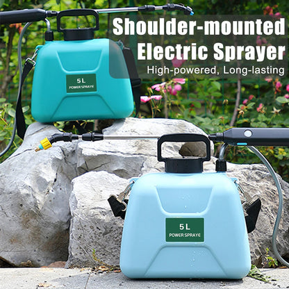 5L Electric Garden Sprayer with USB Rechargeable Pump by HitMyNeed
